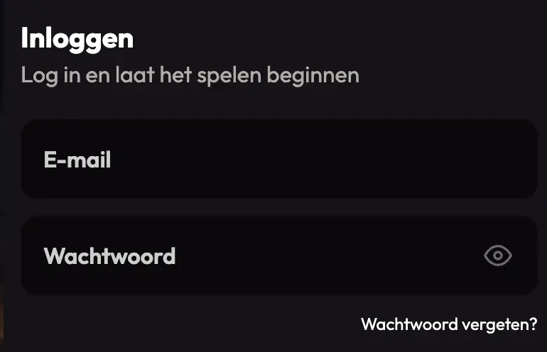 Inloggen MadCasino